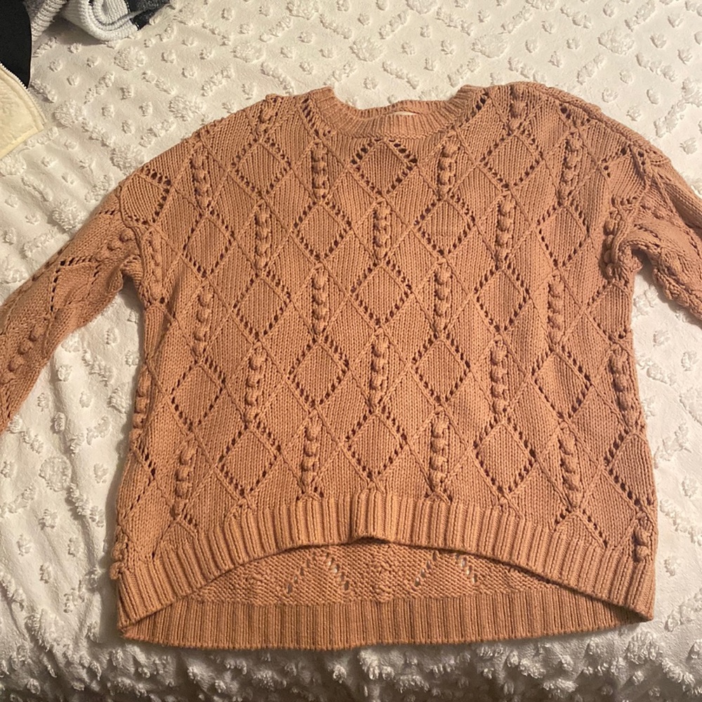 Loft tan sweater size small